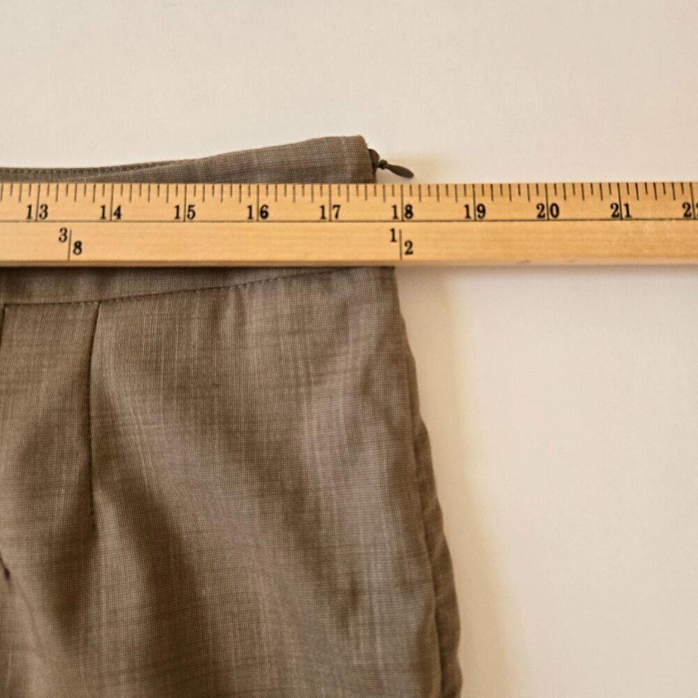 New York & Company Stretch Light Brown Straight Skirt Size 14 - Picture 9 of 11